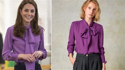 Kate Middleton's purple Gucci blouse dupes are flying off the 